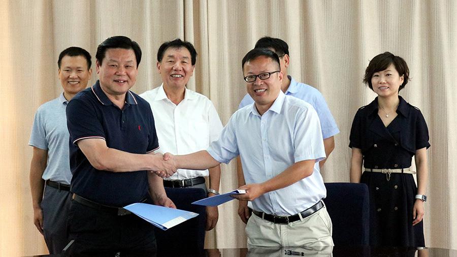 江蘇海洋大學藥學院領(lǐng)導來公司走訪